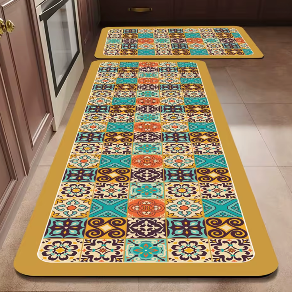 Küchenteppich | Mediterranes Patchwork