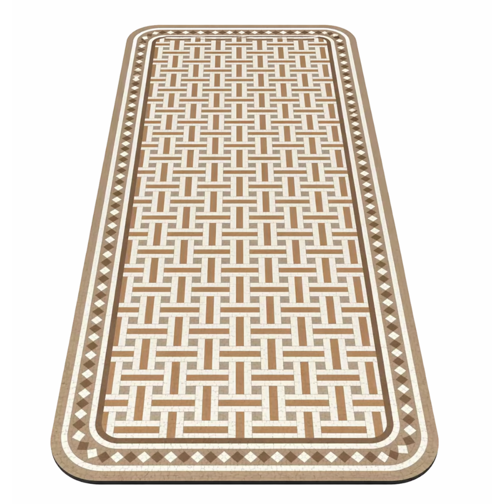 Küchenteppich rutschfest | Beige