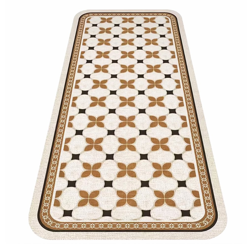 Küchenteppich | Beige und Braun